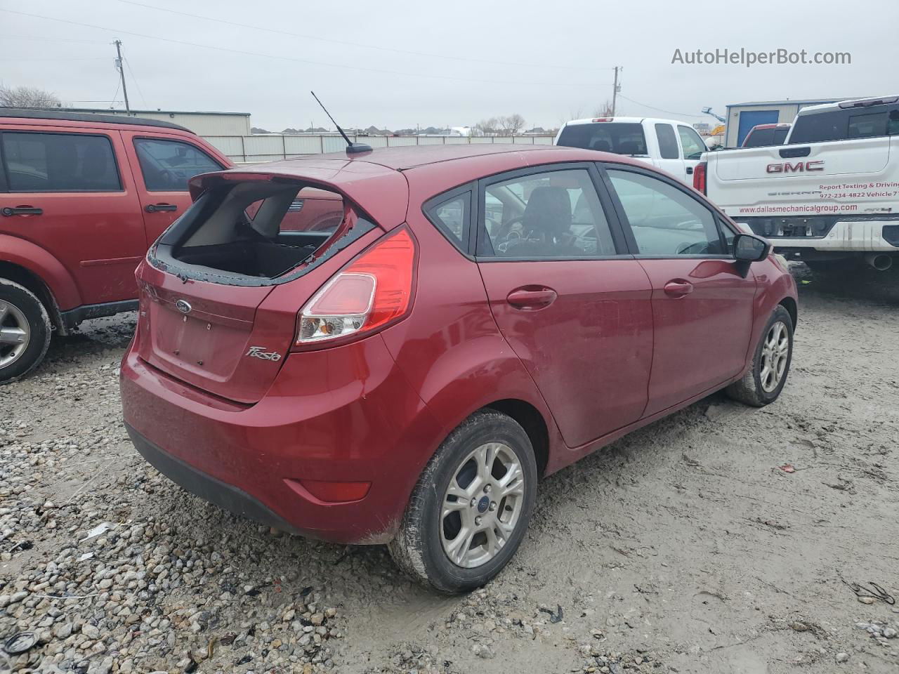 2016 Ford Fiesta Se Red vin: 3FADP4EJ8GM188415