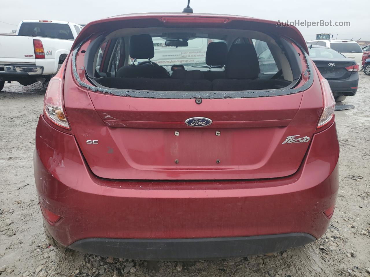 2016 Ford Fiesta Se Красный vin: 3FADP4EJ8GM188415