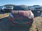 2017 Ford Fiesta Se Maroon vin: 3FADP4EJ8HM112906