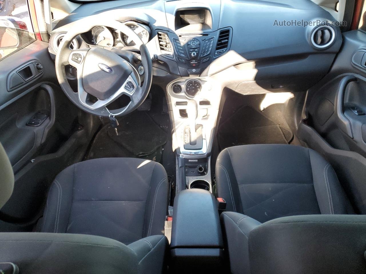 2017 Ford Fiesta Se Maroon vin: 3FADP4EJ8HM112906