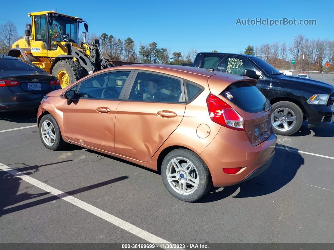 2017 Ford Fiesta Se Brown vin: 3FADP4EJ8HM115207