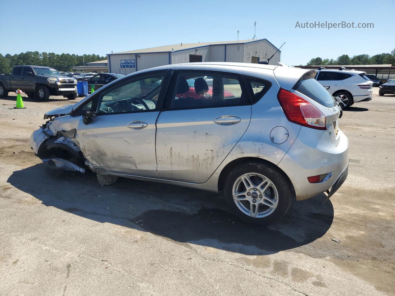 2017 Ford Fiesta Se Silver vin: 3FADP4EJ8HM157022