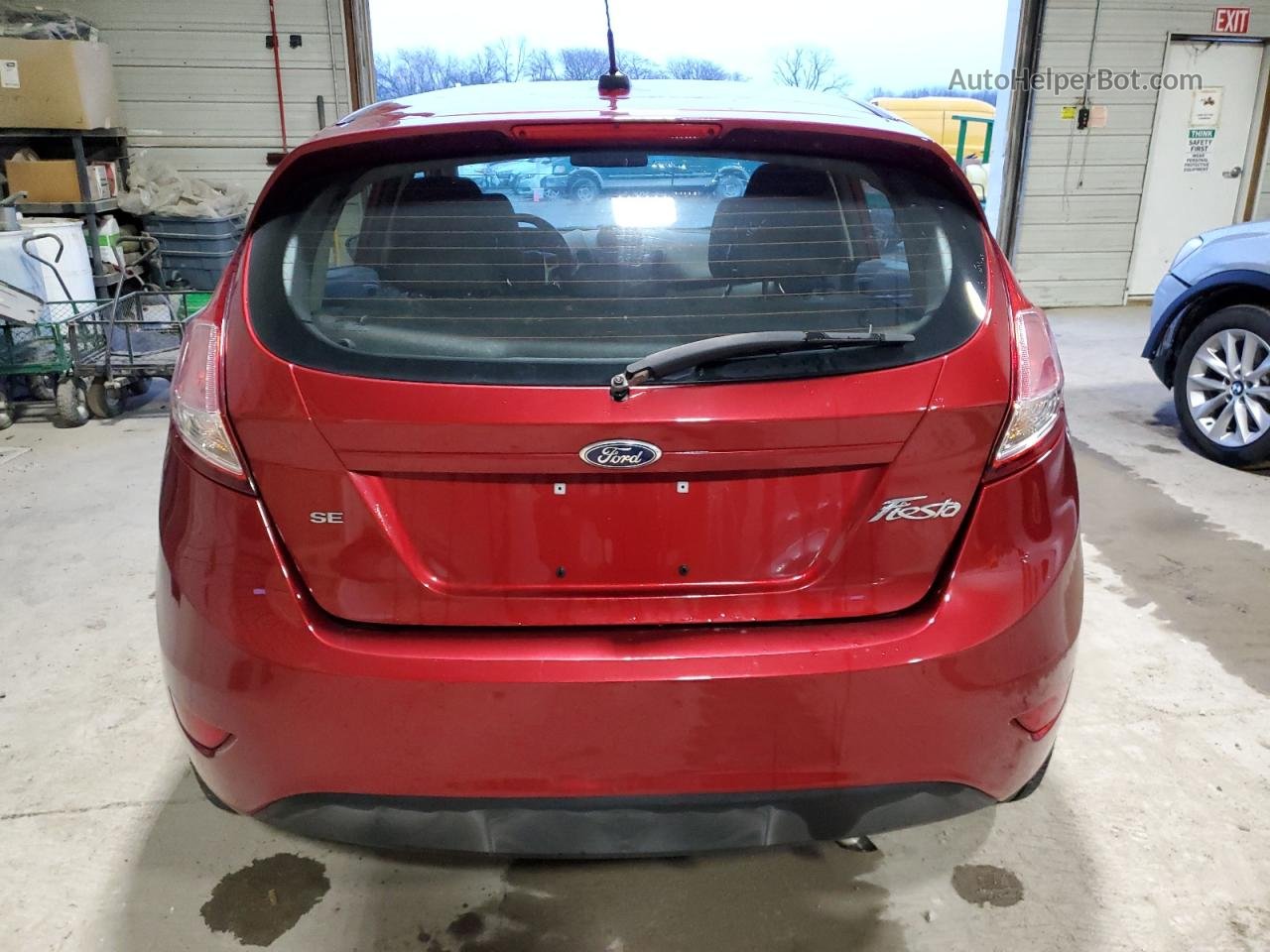 2017 Ford Fiesta Se Red vin: 3FADP4EJ8HM170093