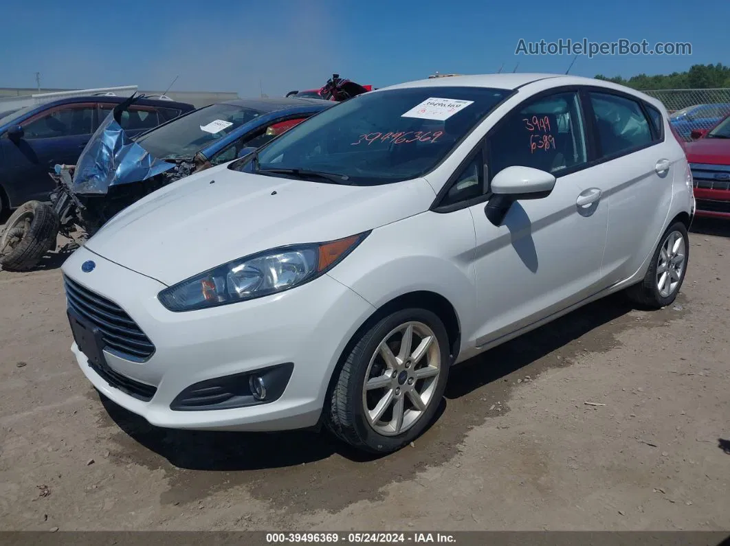 2019 Ford Fiesta Se White vin: 3FADP4EJ8KM137831