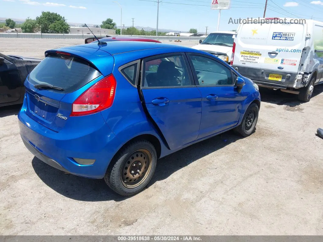 2011 Ford Fiesta Se Синий vin: 3FADP4EJ9BM114199