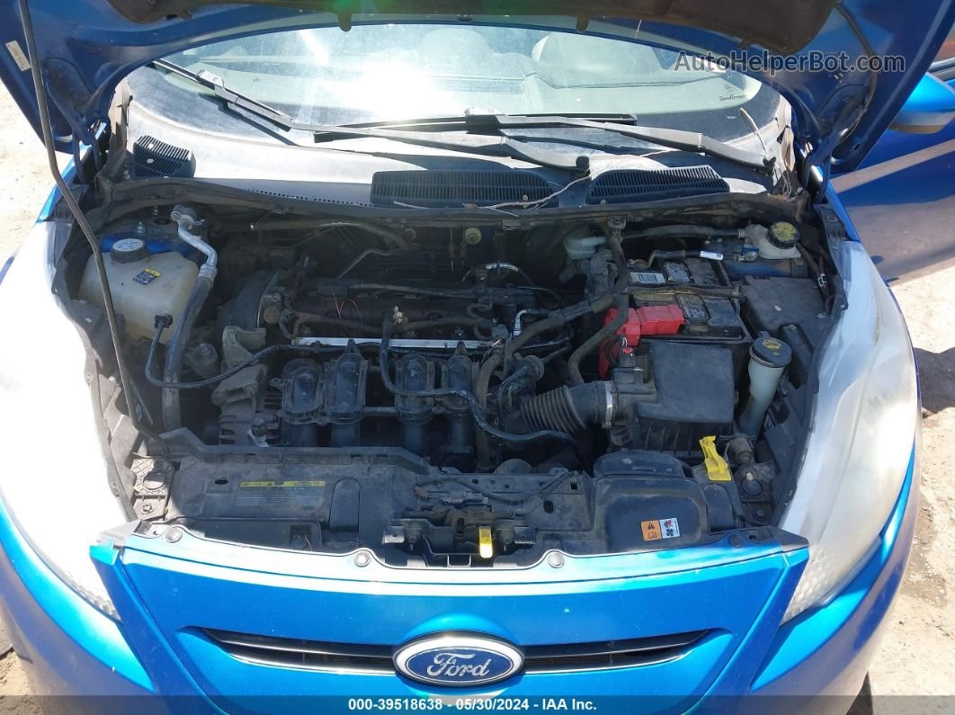 2011 Ford Fiesta Se Blue vin: 3FADP4EJ9BM114199