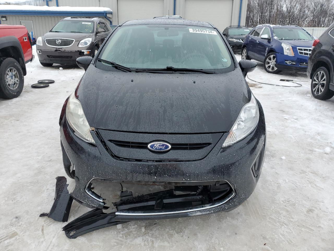 2011 Ford Fiesta Se Black vin: 3FADP4EJ9BM129530