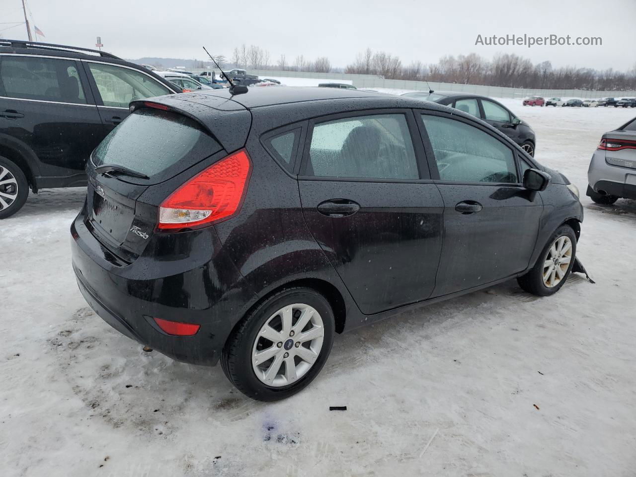 2011 Ford Fiesta Se Black vin: 3FADP4EJ9BM129530