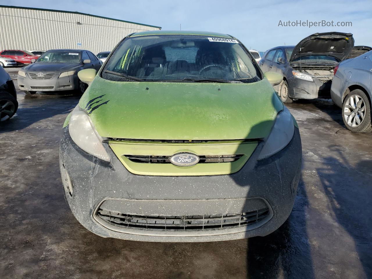 2011 Ford Fiesta Se Green vin: 3FADP4EJ9BM133545