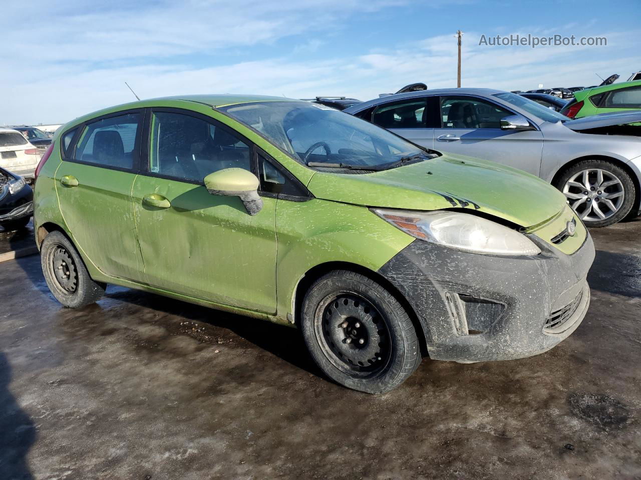 2011 Ford Fiesta Se Green vin: 3FADP4EJ9BM133545