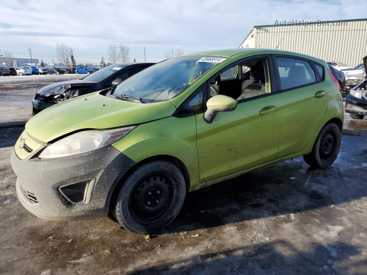 2011 Ford Fiesta Se Green vin: 3FADP4EJ9BM133545