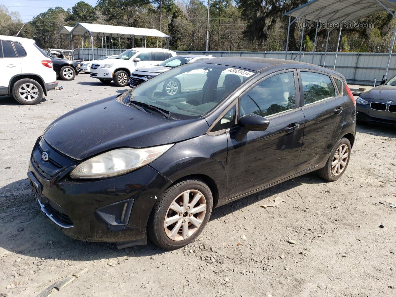 2011 Ford Fiesta Se Black vin: 3FADP4EJ9BM147672