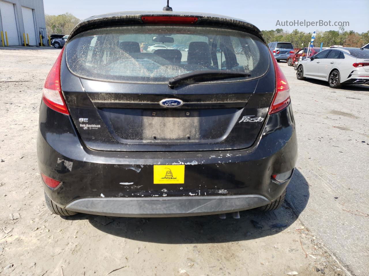 2011 Ford Fiesta Se Black vin: 3FADP4EJ9BM147672