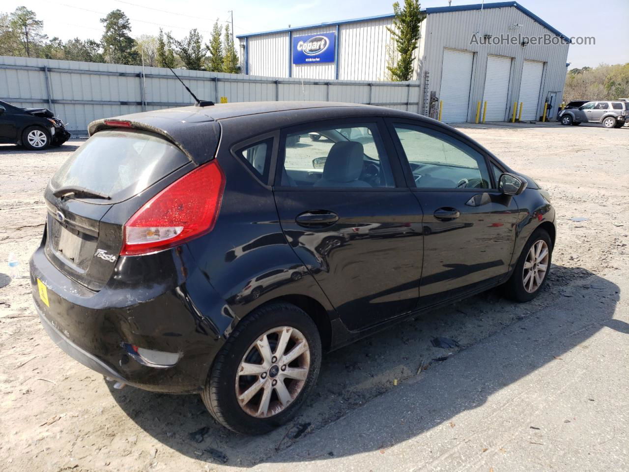 2011 Ford Fiesta Se Черный vin: 3FADP4EJ9BM147672