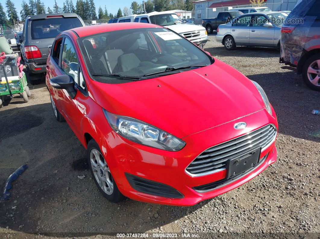 2015 Ford Fiesta Se Red vin: 3FADP4EJ9FM105363