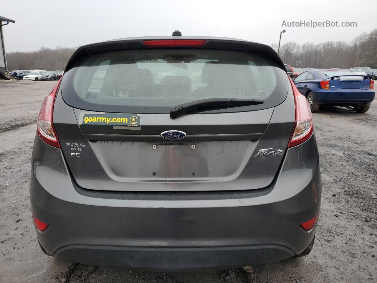 2015 Ford Fiesta Se Угольный vin: 3FADP4EJ9FM110059