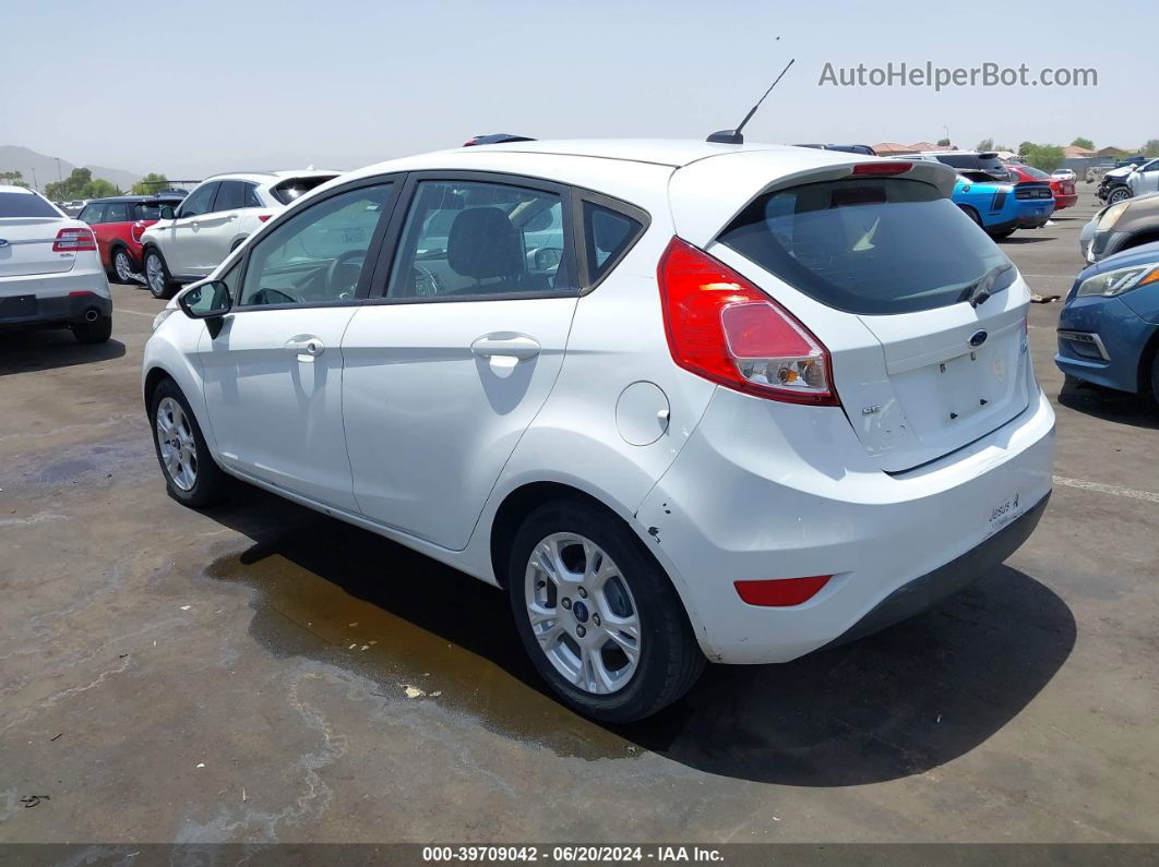 2015 Ford Fiesta Se White vin: 3FADP4EJ9FM199616