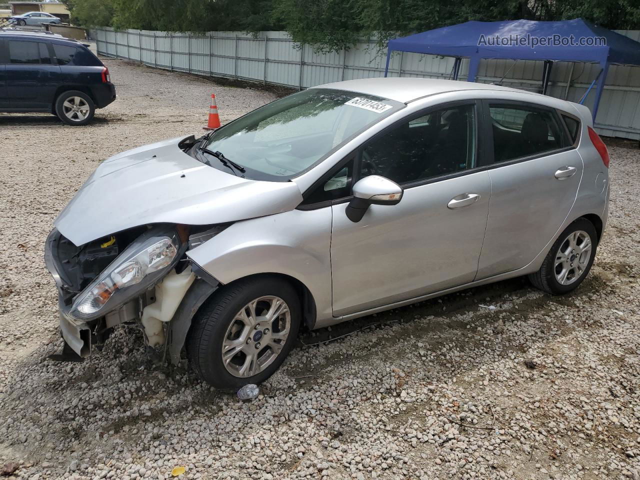 2015 Ford Fiesta Se Silver vin: 3FADP4EJ9FM211554