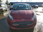 2016 Ford Fiesta Se Maroon vin: 3FADP4EJ9GM136825