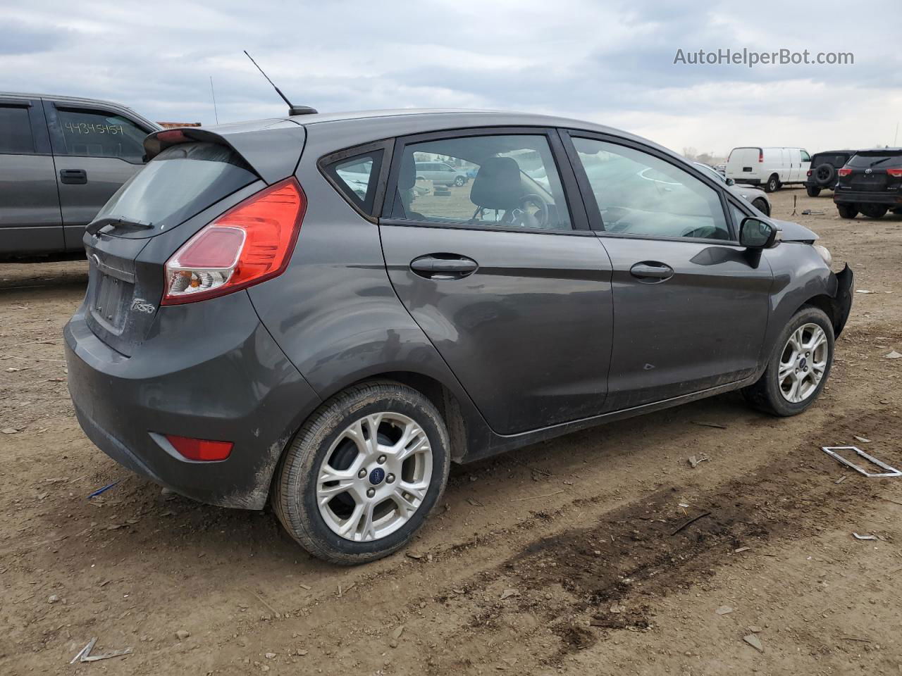 2016 Ford Fiesta Se Gray vin: 3FADP4EJ9GM138252