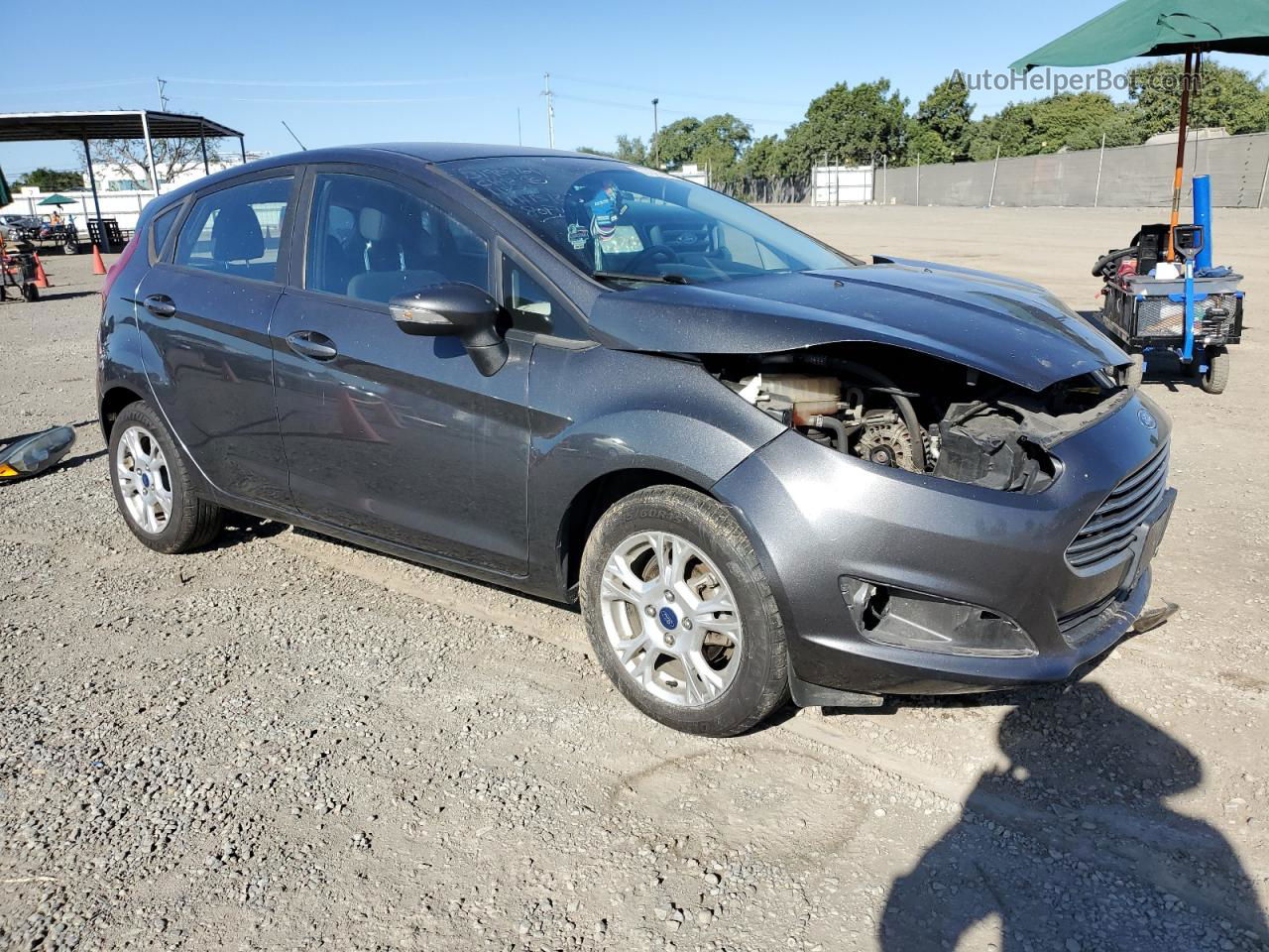 2016 Ford Fiesta Se Charcoal vin: 3FADP4EJ9GM156802