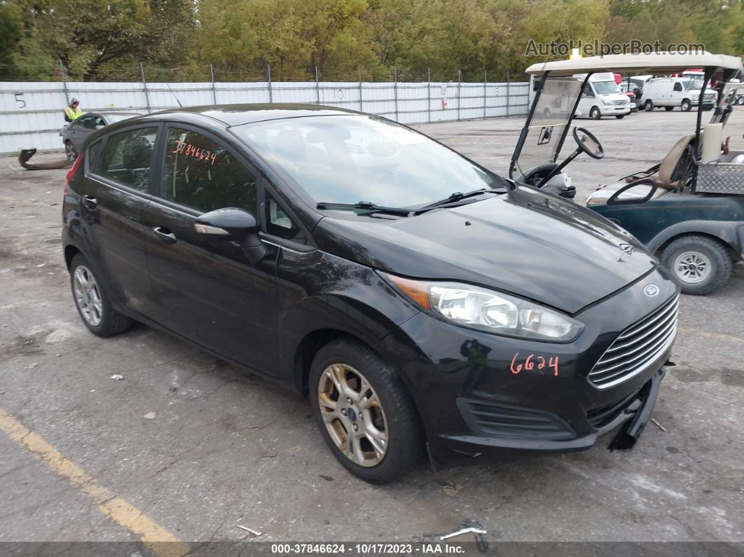 2016 Ford Fiesta Se Black vin: 3FADP4EJ9GM207974