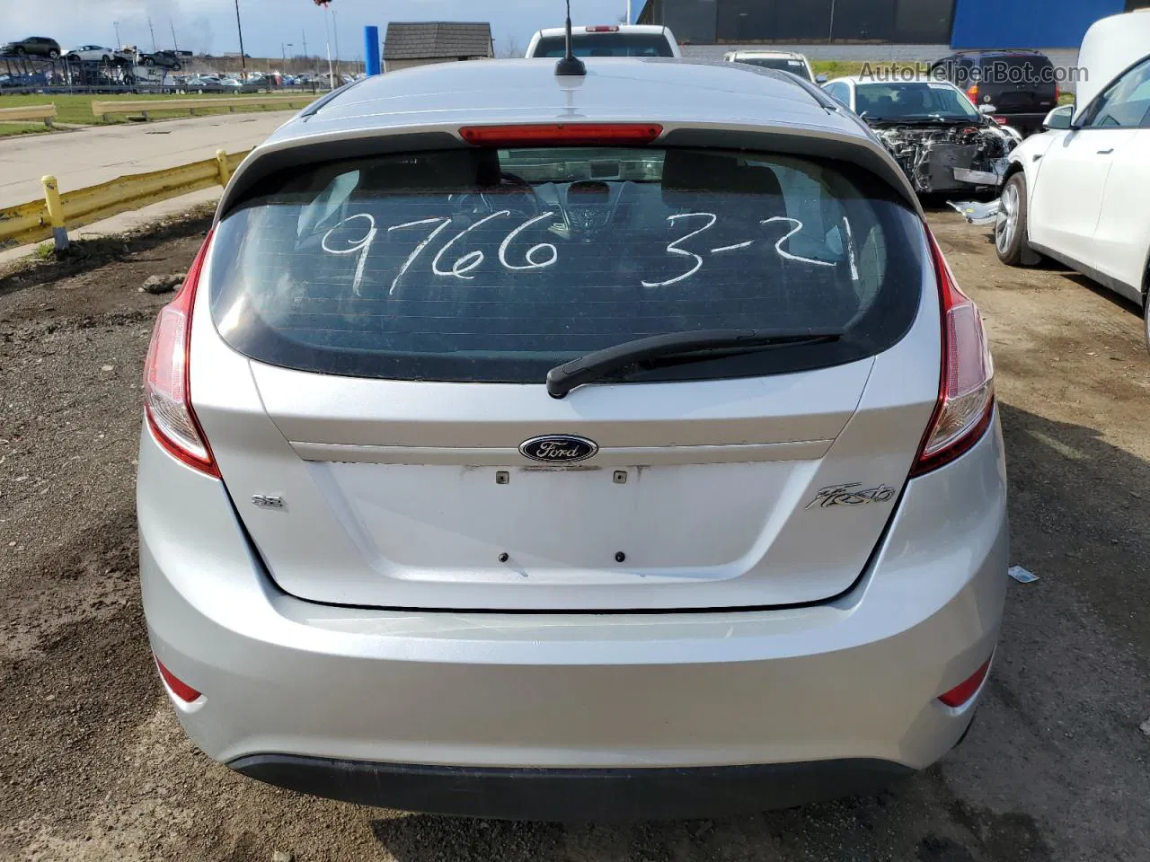 2017 Ford Fiesta Se Silver vin: 3FADP4EJ9HM119766