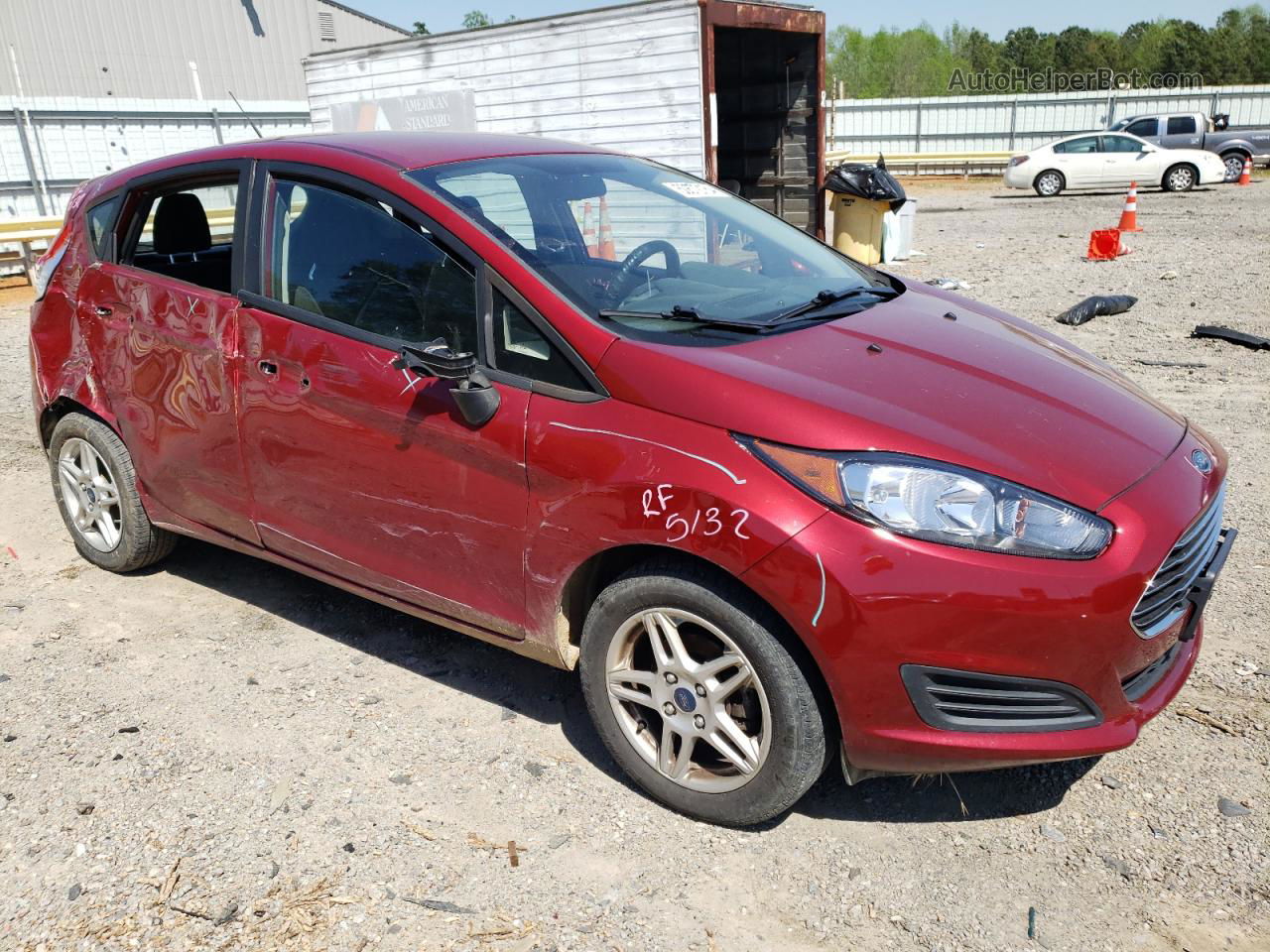 2017 Ford Fiesta Se Red vin: 3FADP4EJ9HM122912