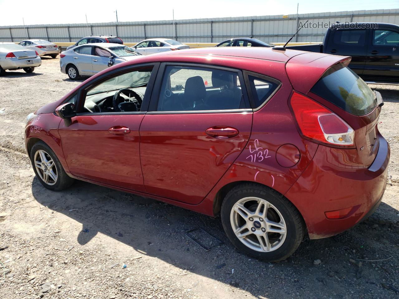 2017 Ford Fiesta Se Red vin: 3FADP4EJ9HM122912