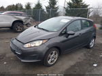 2017 Ford Fiesta Se Gray vin: 3FADP4EJ9HM130279