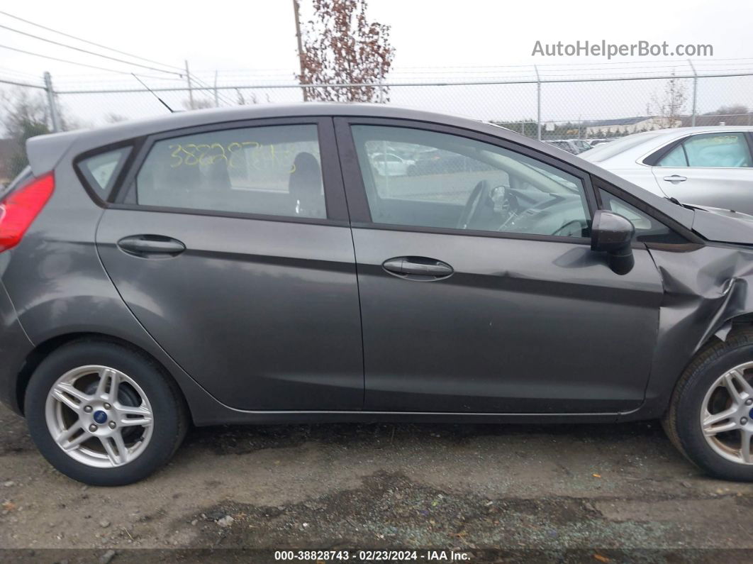 2017 Ford Fiesta Se Gray vin: 3FADP4EJ9HM130279