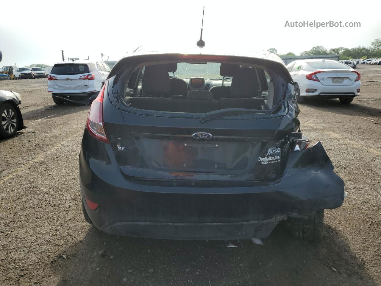 2017 Ford Fiesta Se Black vin: 3FADP4EJ9HM170099