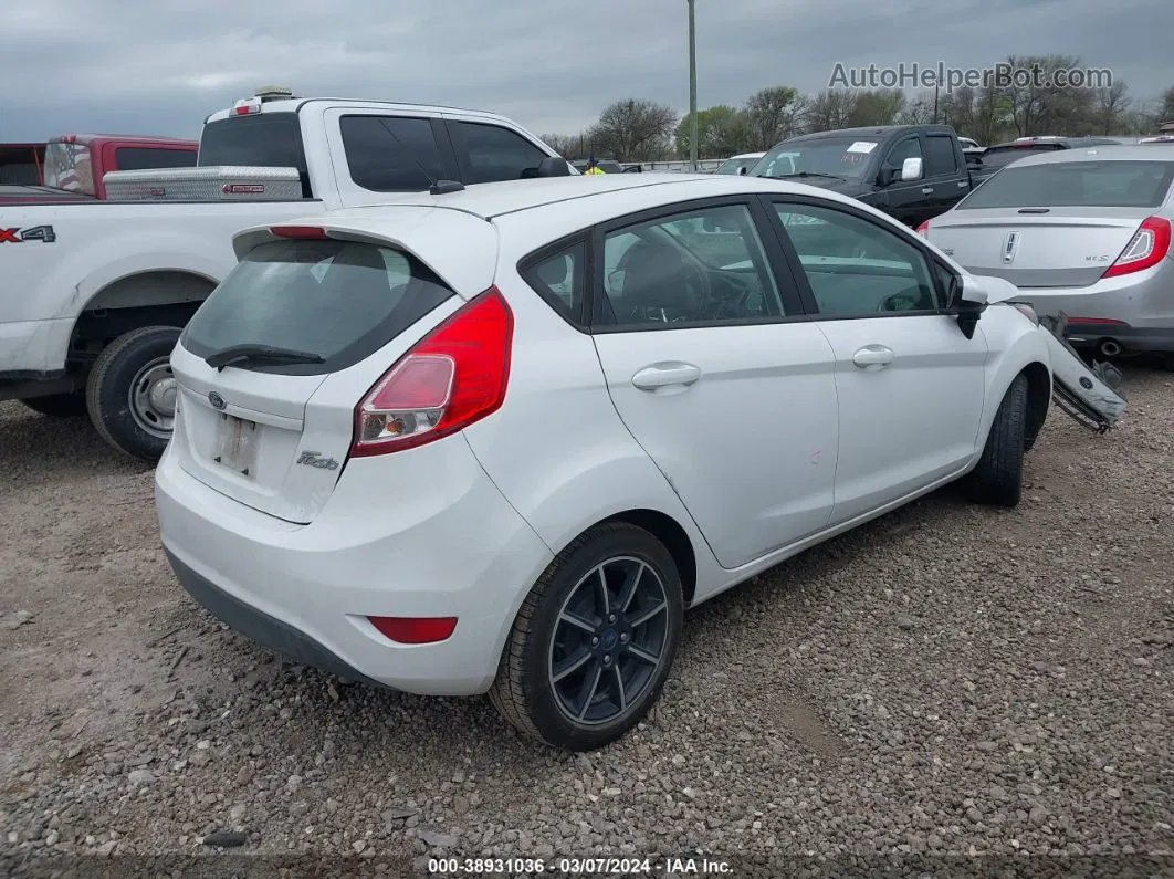 2019 Ford Fiesta Se White vin: 3FADP4EJ9KM113943