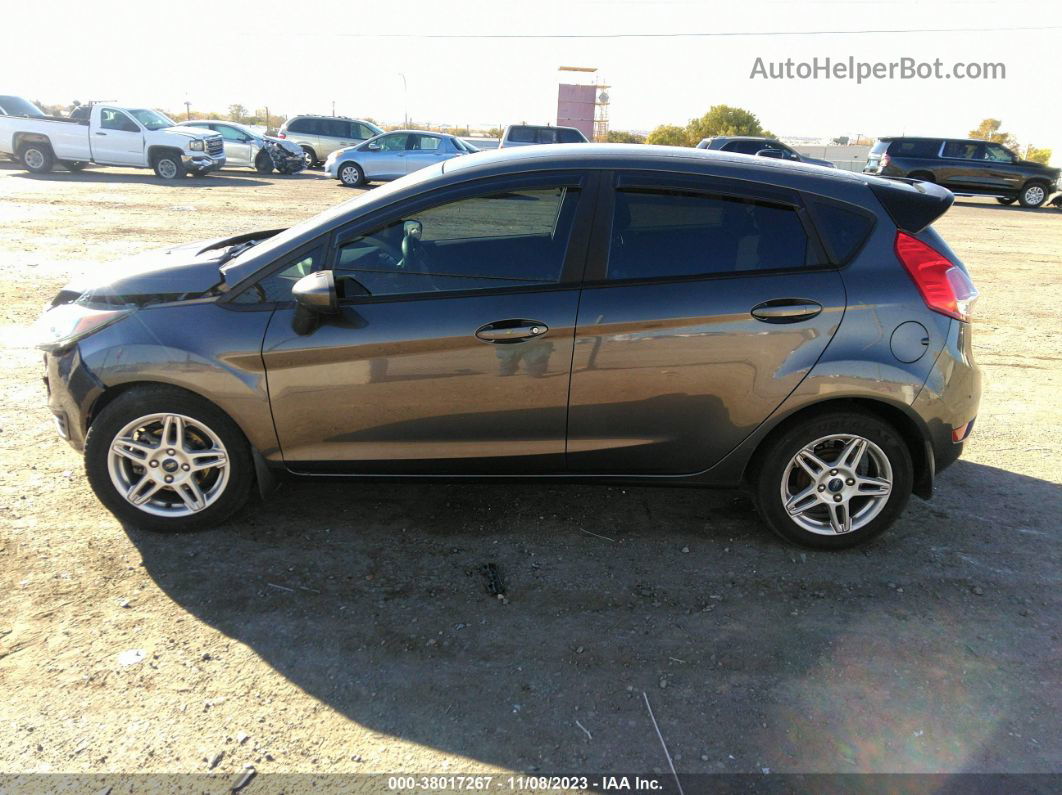 2019 Ford Fiesta Se Gray vin: 3FADP4EJ9KM119029