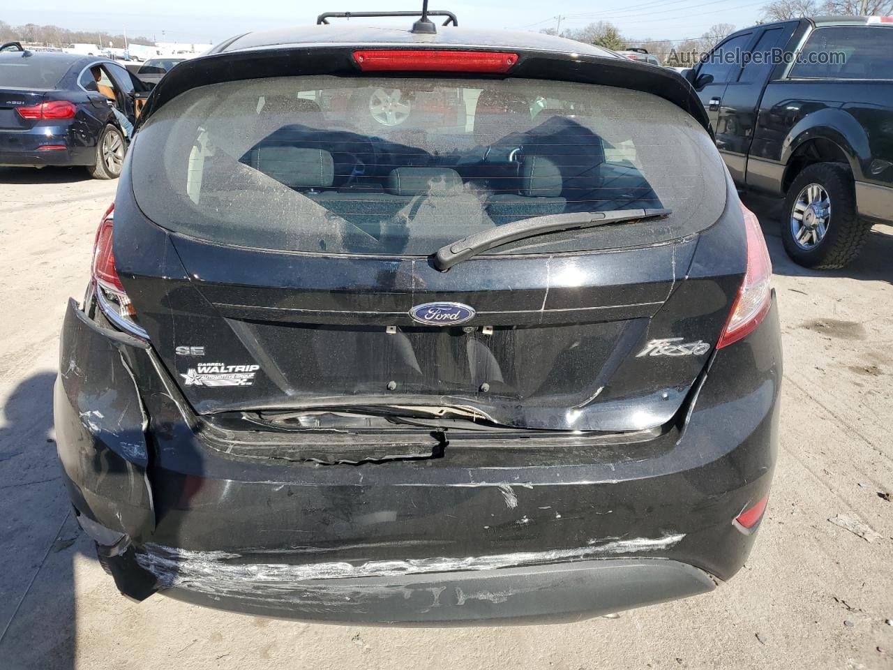 2019 Ford Fiesta Se Черный vin: 3FADP4EJ9KM133318