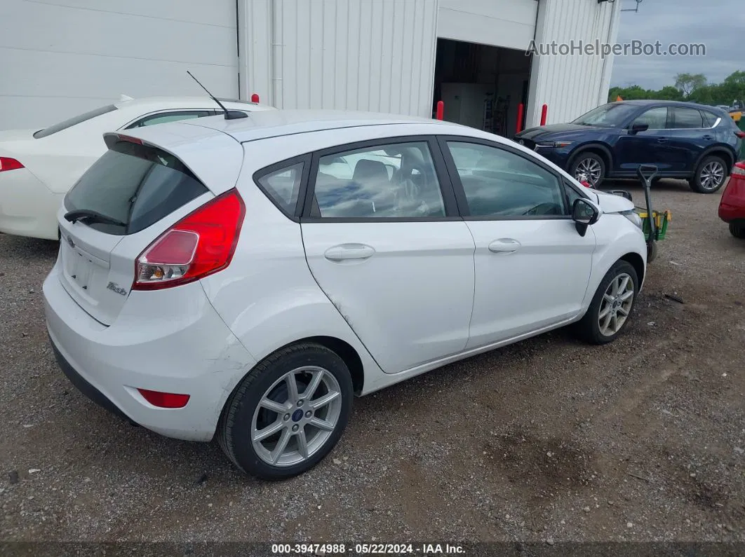 2019 Ford Fiesta Se White vin: 3FADP4EJ9KM136879