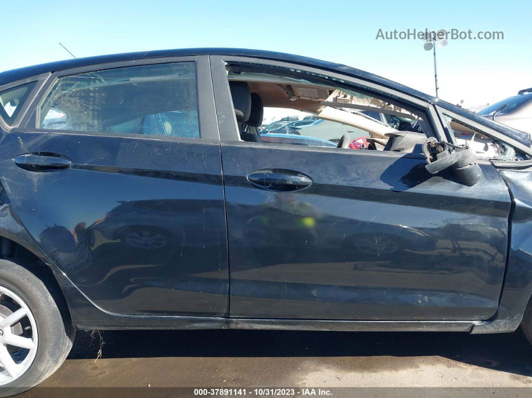 2019 Ford Fiesta Se Black vin: 3FADP4EJ9KM138034