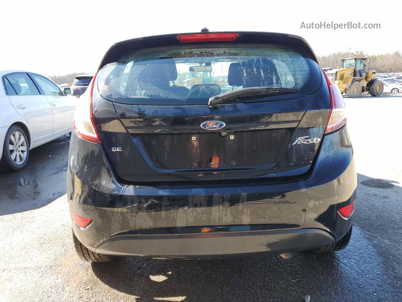 2019 Ford Fiesta Se Black vin: 3FADP4EJ9KM158834