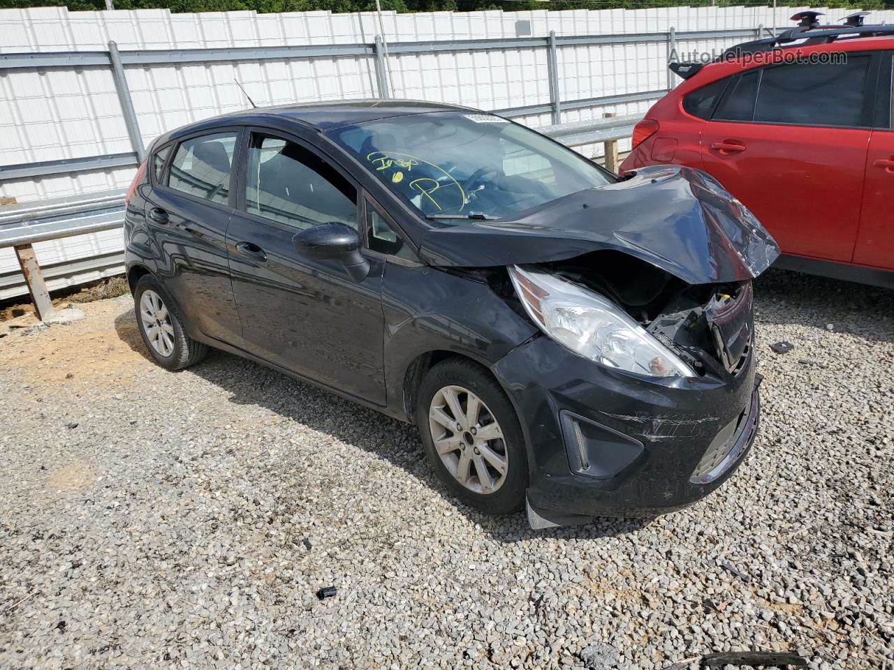 2011 Ford Fiesta Se Black vin: 3FADP4EJXBM140438