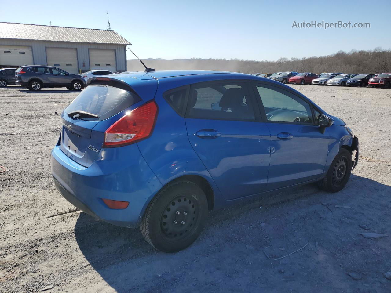 2011 Ford Fiesta Se Blue vin: 3FADP4EJXBM153318