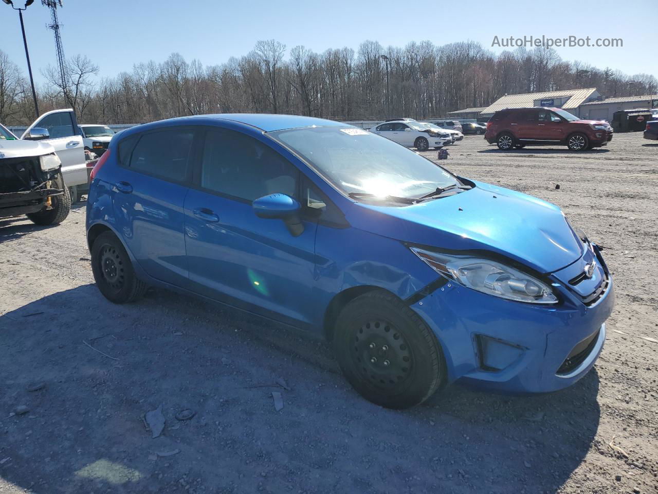 2011 Ford Fiesta Se Blue vin: 3FADP4EJXBM153318