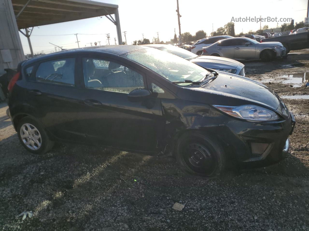 2011 Ford Fiesta Se Черный vin: 3FADP4EJXBM167896