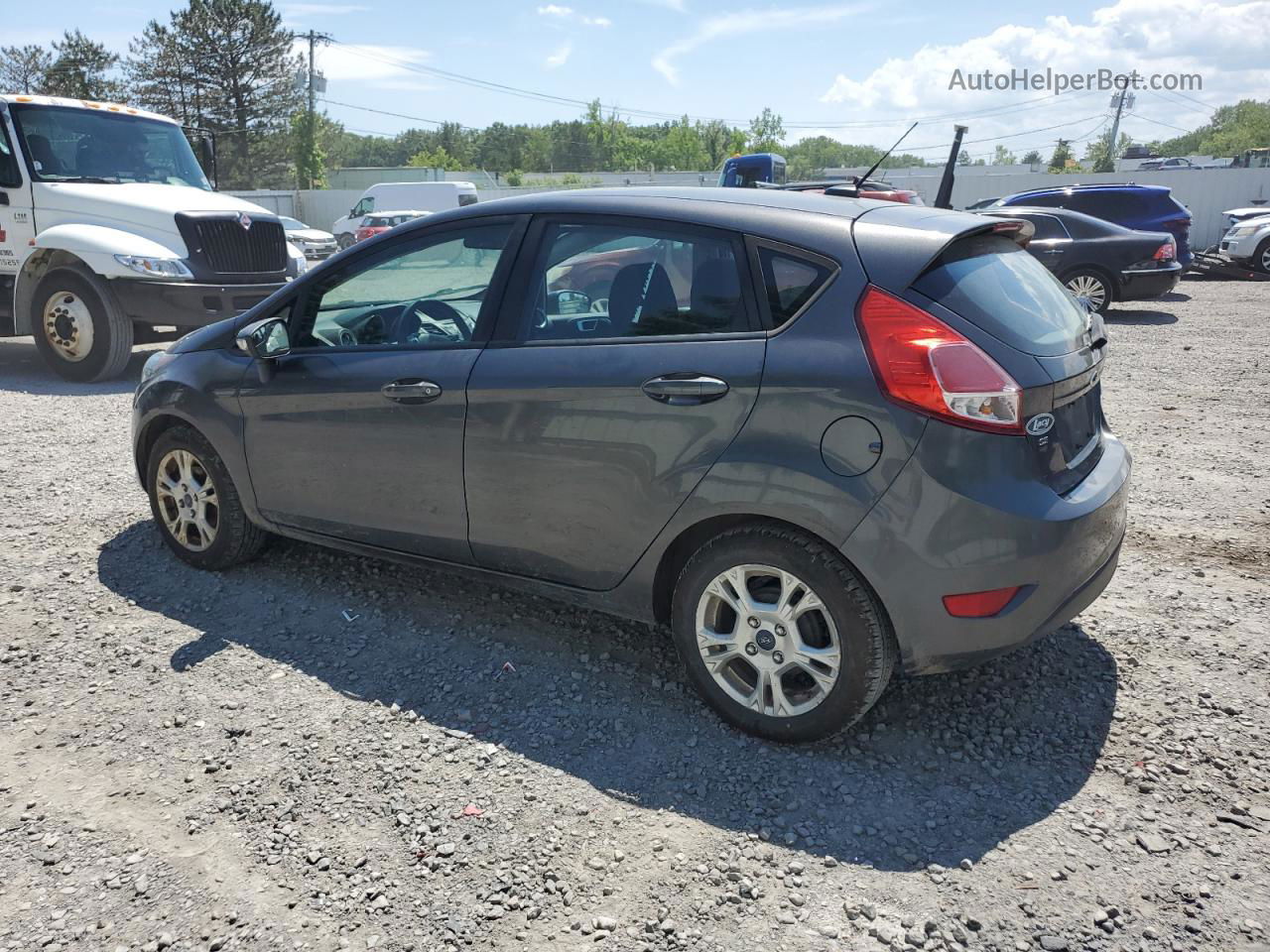 2015 Ford Fiesta Se Gray vin: 3FADP4EJXFM126335