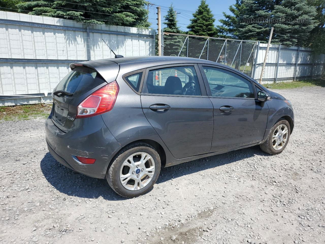 2015 Ford Fiesta Se Gray vin: 3FADP4EJXFM126335