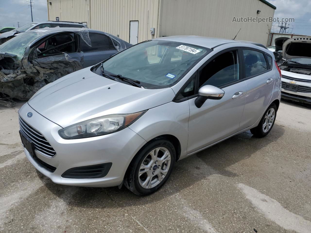 2015 Ford Fiesta Se Silver vin: 3FADP4EJXFM191234