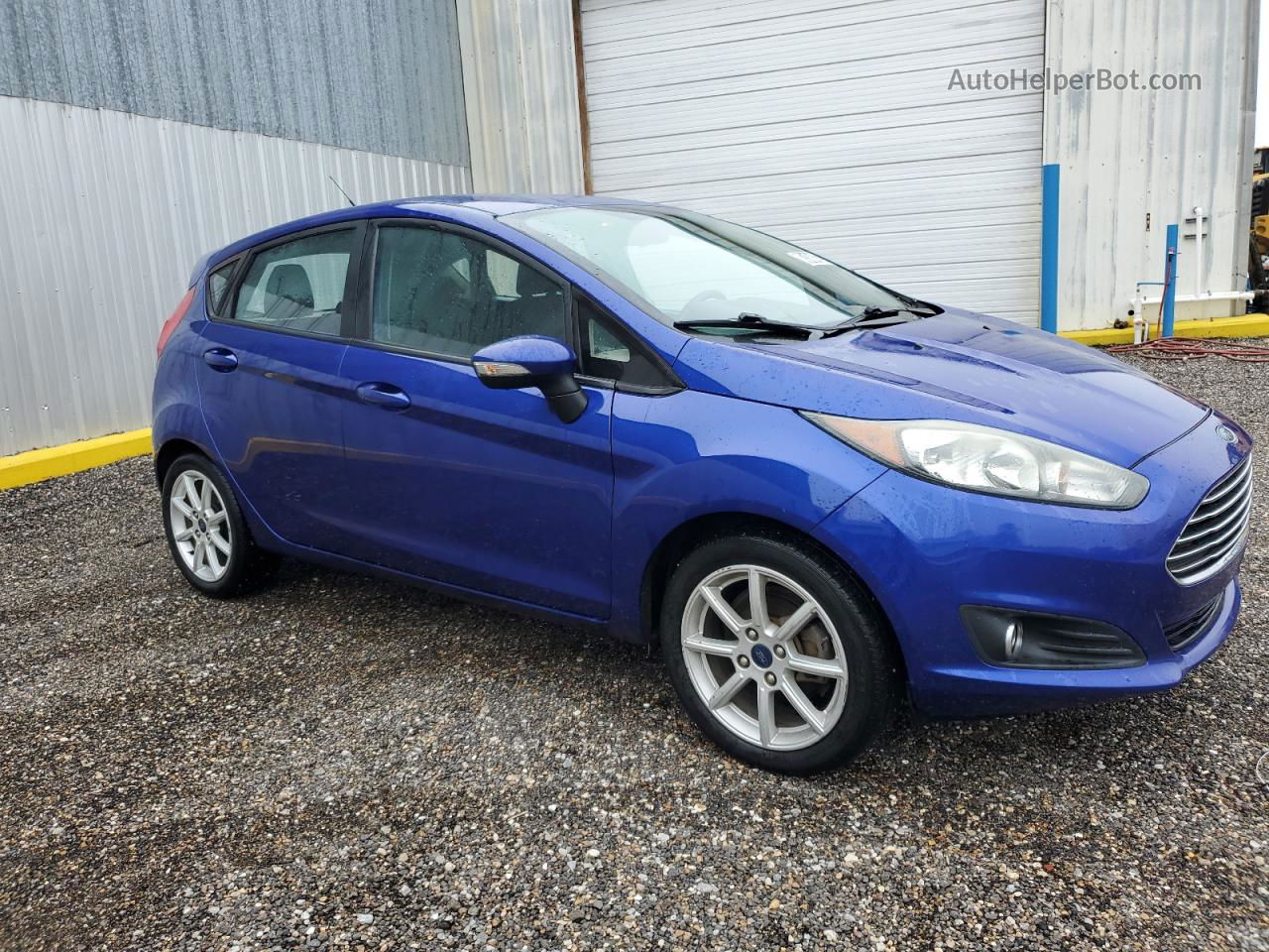 2015 Ford Fiesta Se Blue vin: 3FADP4EJXFM201003