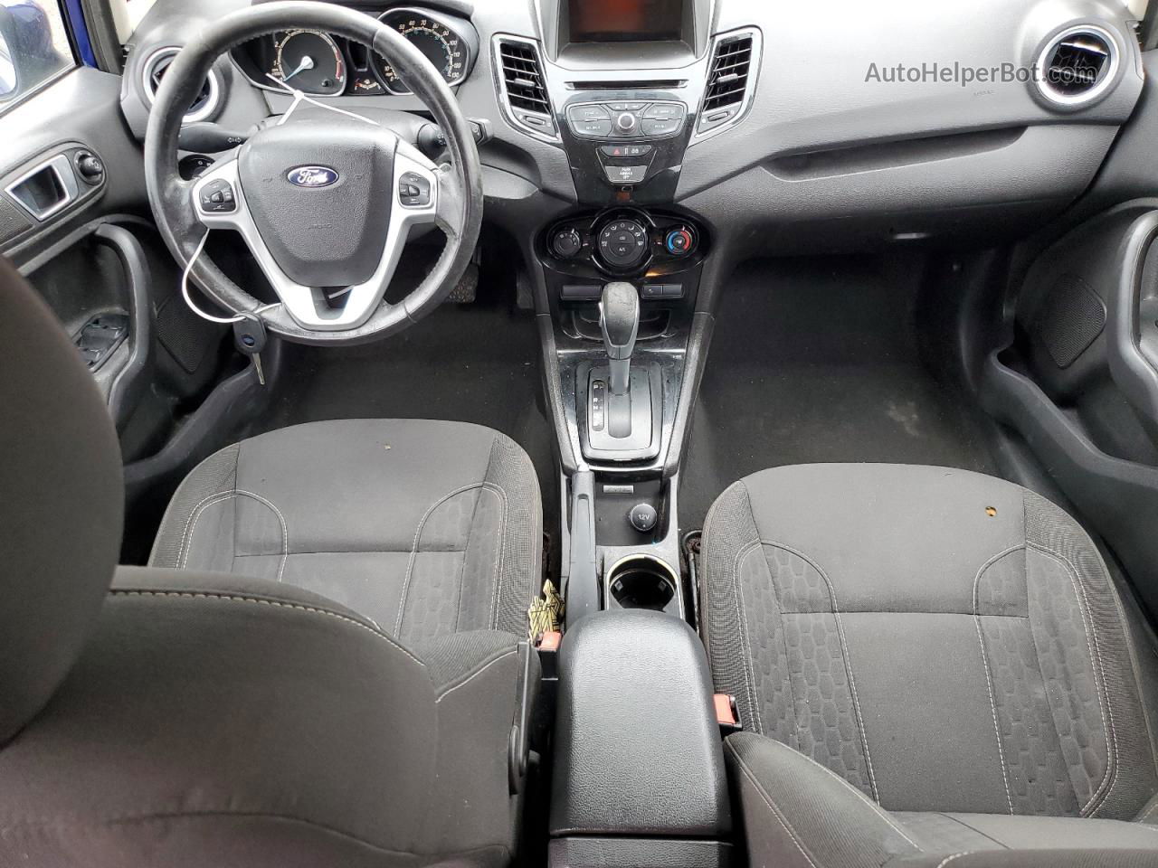 2015 Ford Fiesta Se Blue vin: 3FADP4EJXFM201003