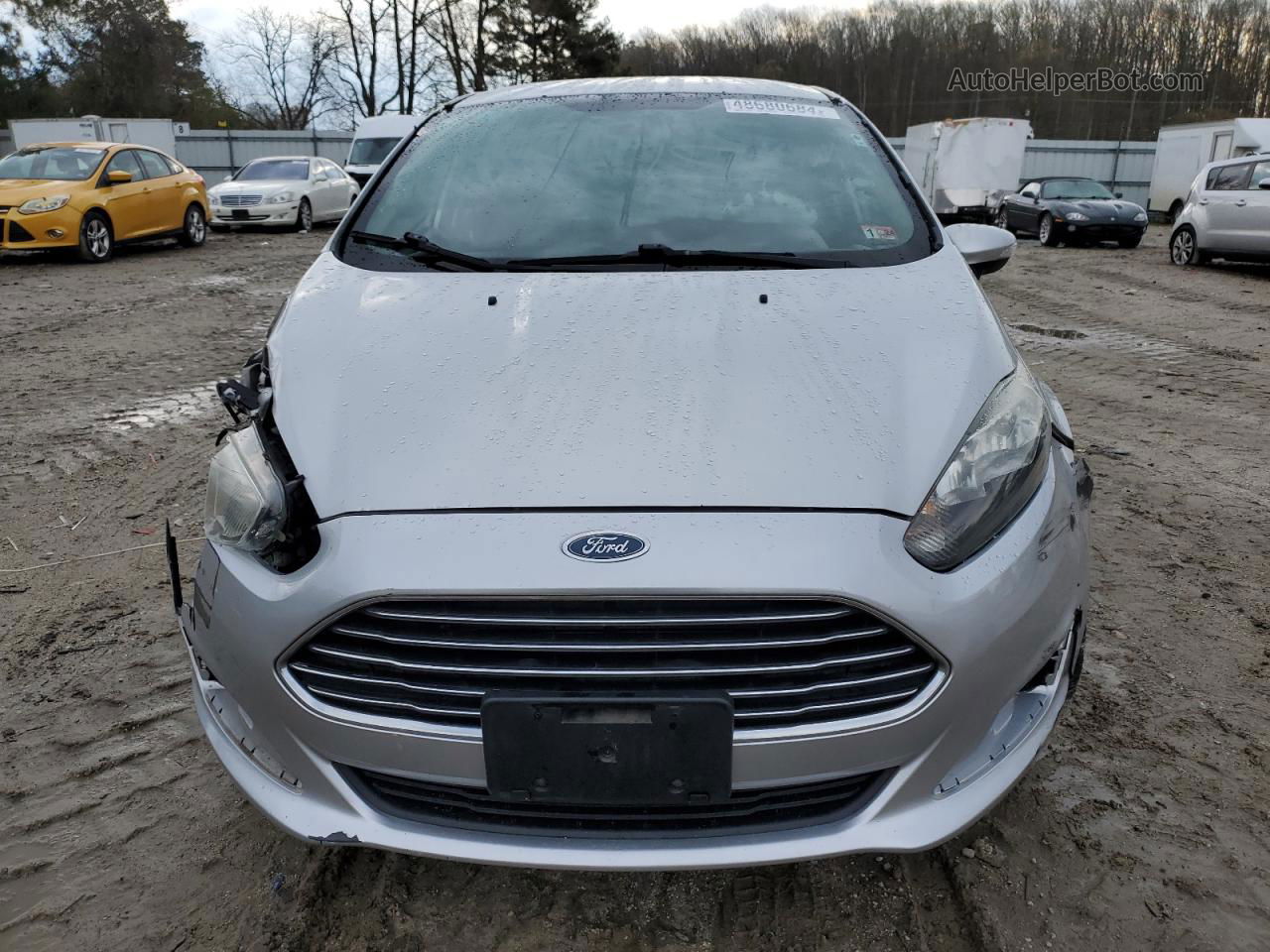 2015 Ford Fiesta Se Silver vin: 3FADP4EJXFM205049