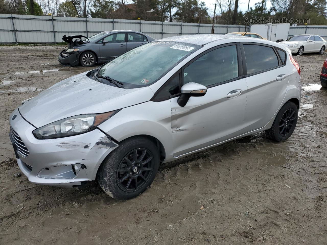 2015 Ford Fiesta Se Silver vin: 3FADP4EJXFM205049