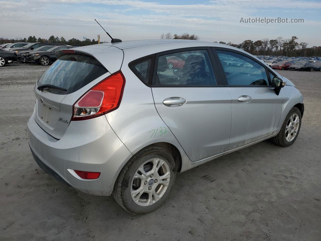 2015 Ford Fiesta Se Silver vin: 3FADP4EJXFM216181